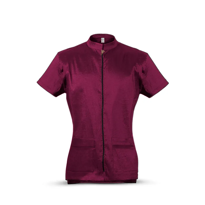 Jaleco Premium Feminino Cereja Anti-Pelos